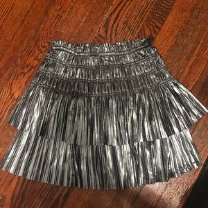 current air metallic skirt size small never worn